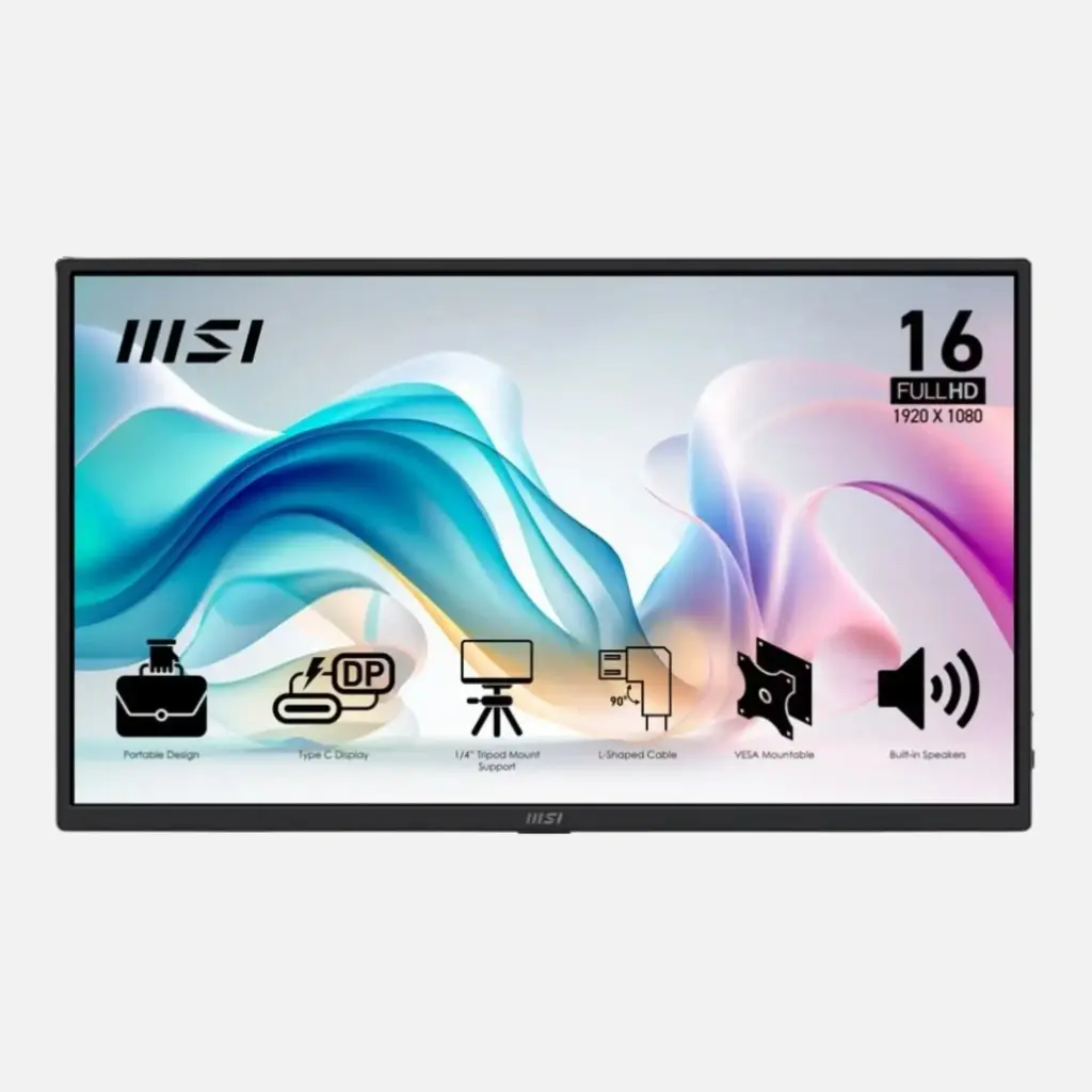 Monitor Portátil MSI PRO MP165 E6 15.6 FHD